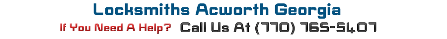 Locksmiths Acworth Georgia 
